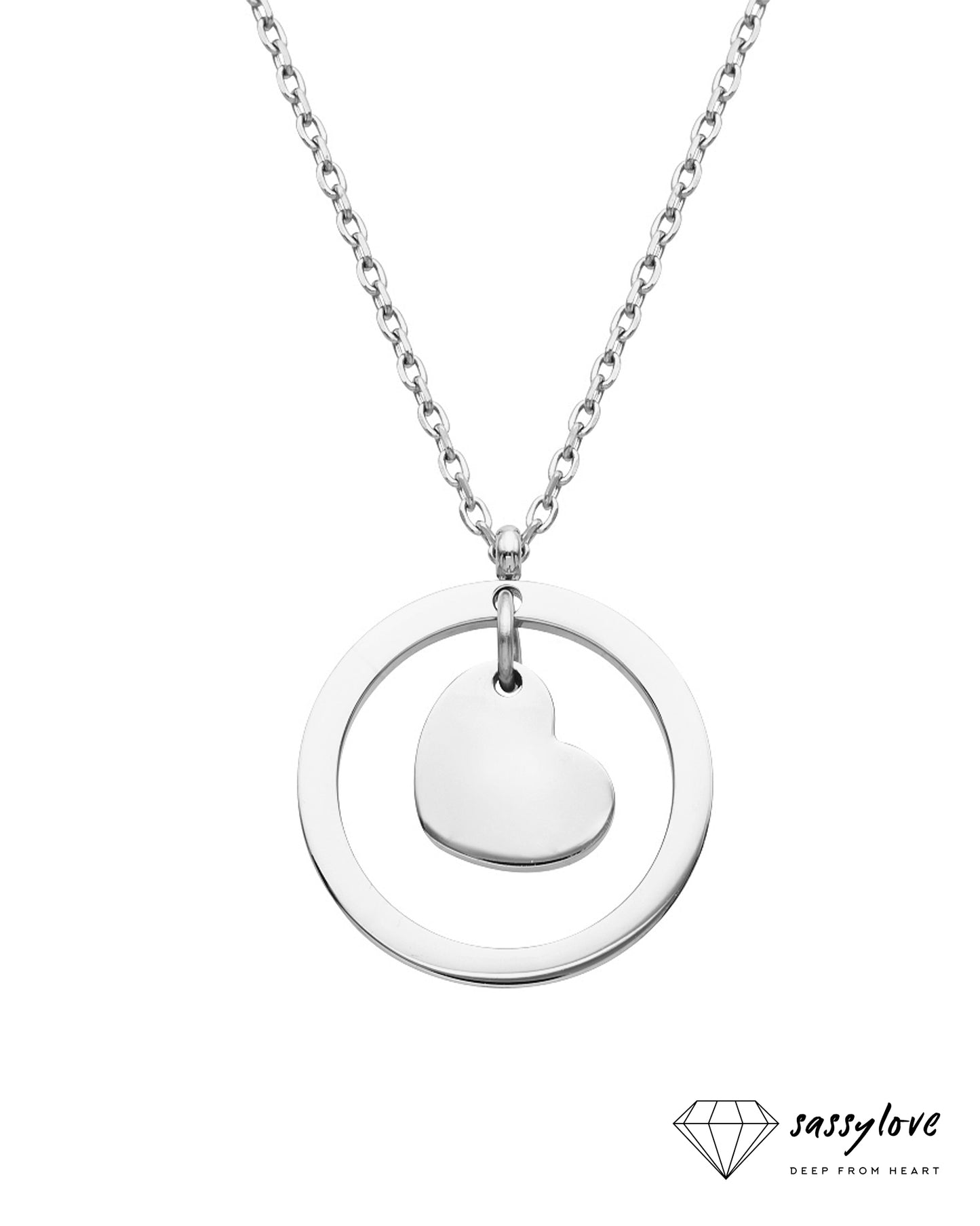 Herzhalskette im Ring