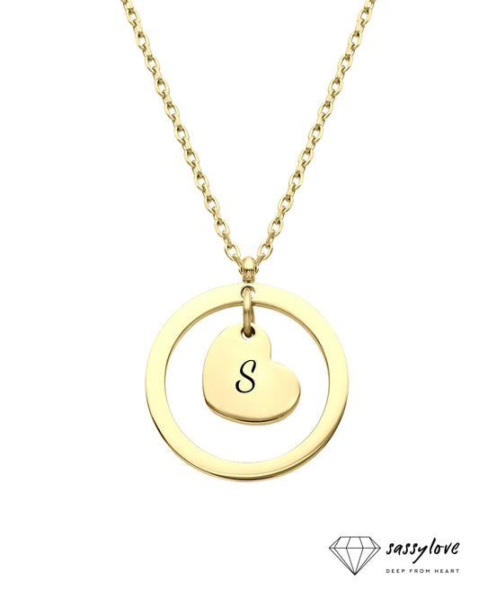 Herzhalskette im Ring