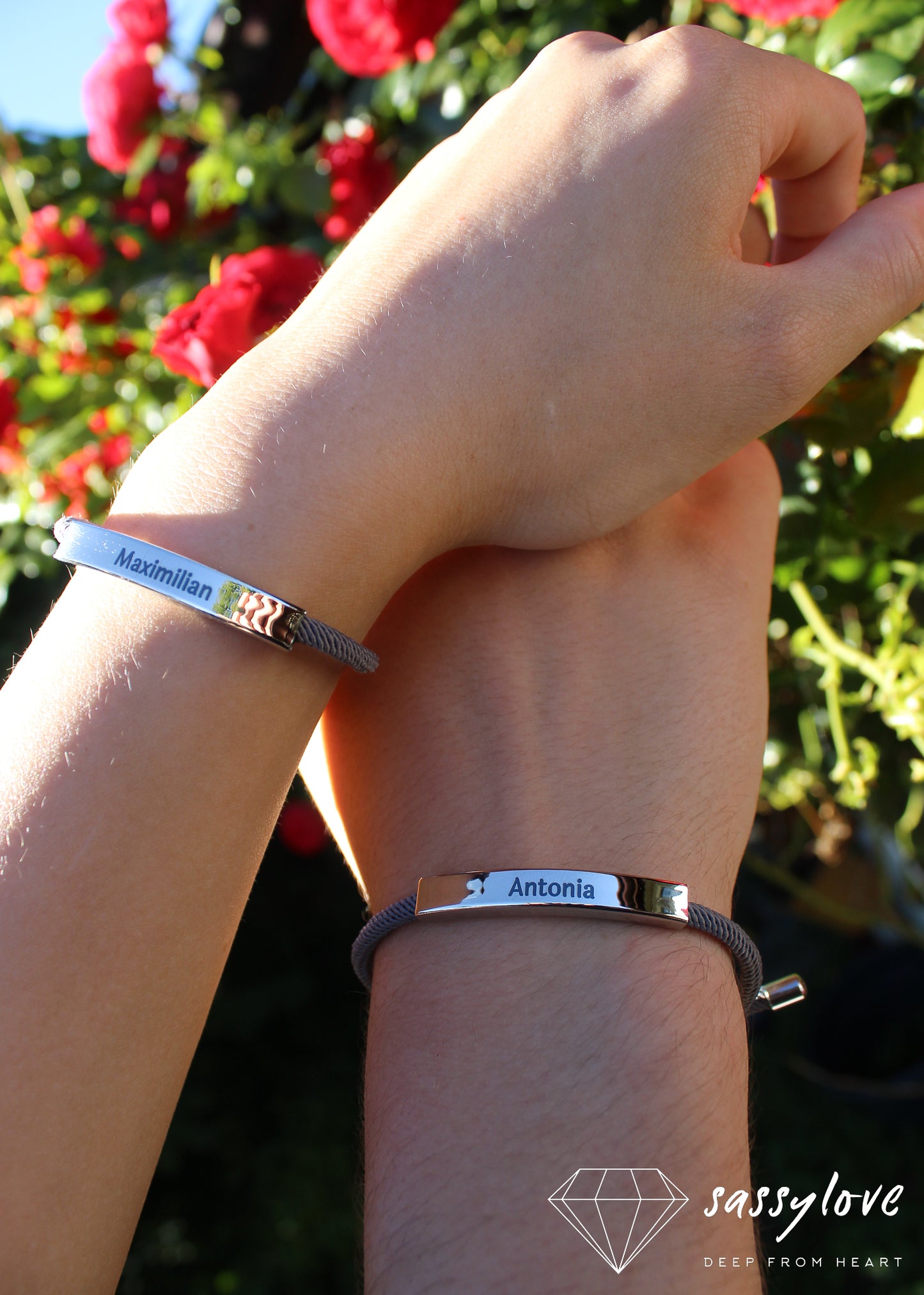 Geflochtenes Armband Freizeitlook